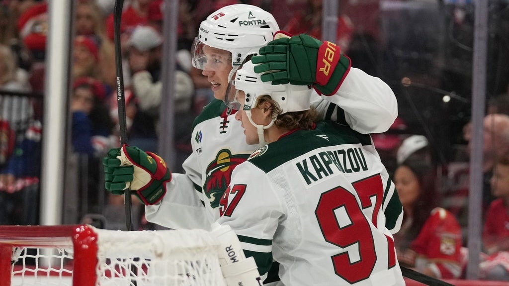 Kaprizov has 4-point night, Wild top Panthers 4-1 to spoil Florida’s home opener — KSTP 5, Plymouth Business news