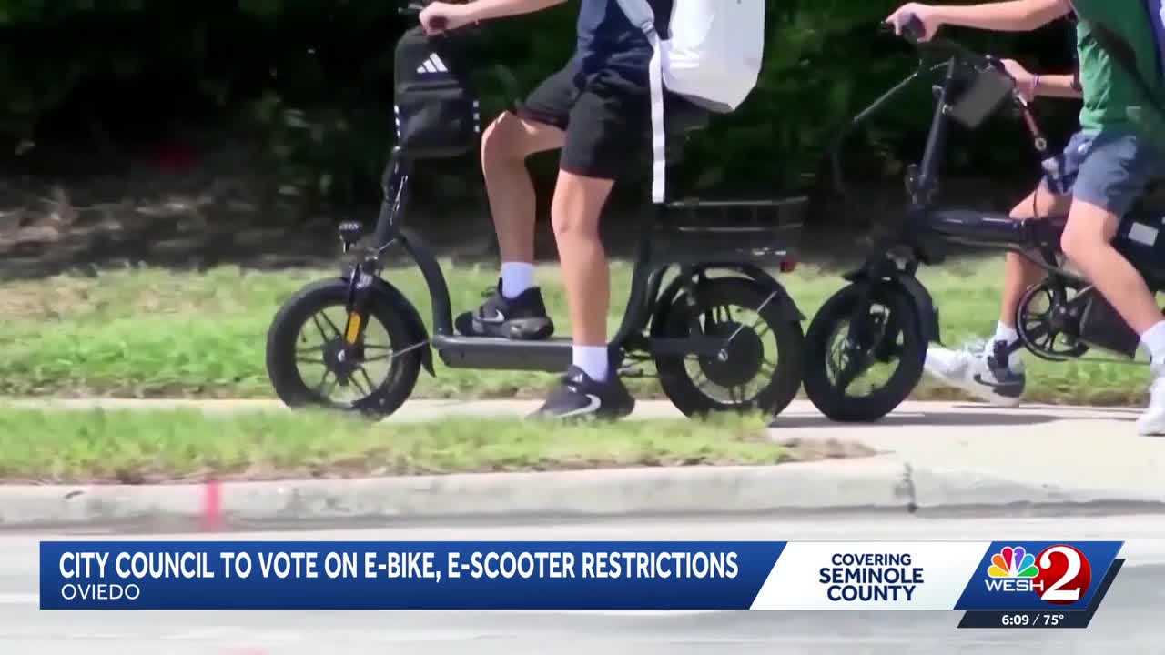 Oviedo city council to vote on micromobility rules to improve sidewalk safety — WESH 2 Orlando, Plymouth Government news