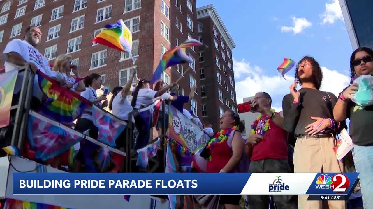 Inside the Central Florida workshop helping create floats for Come Out With Pride — WESH 2 Orlando, Plymouth Business news