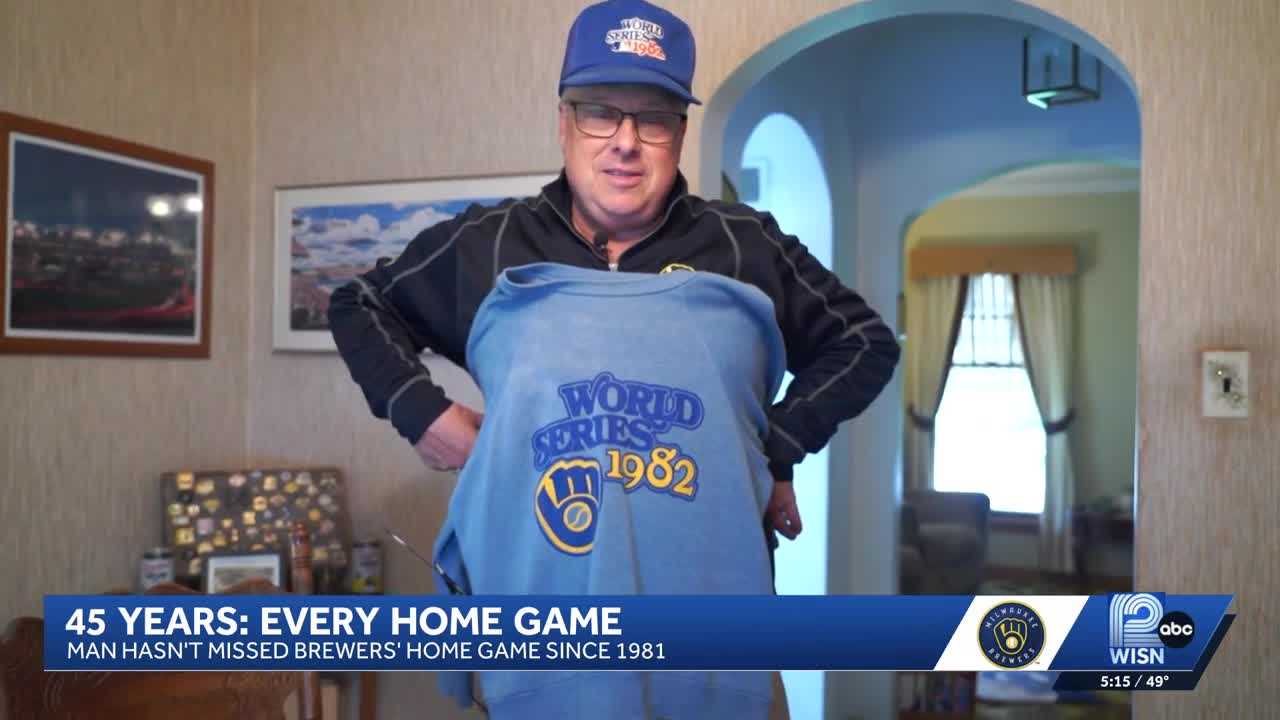 He hasn't missed a game since 1981, now he's hoping for a World Series win — WISN 12 Milwaukee, Plymouth Sports news