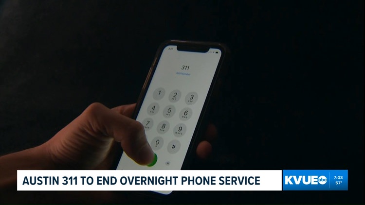 Austin 311 non-emergency call center to close overnight service starting Nov. 1 — KVUE (Austin), Plymouth Community news