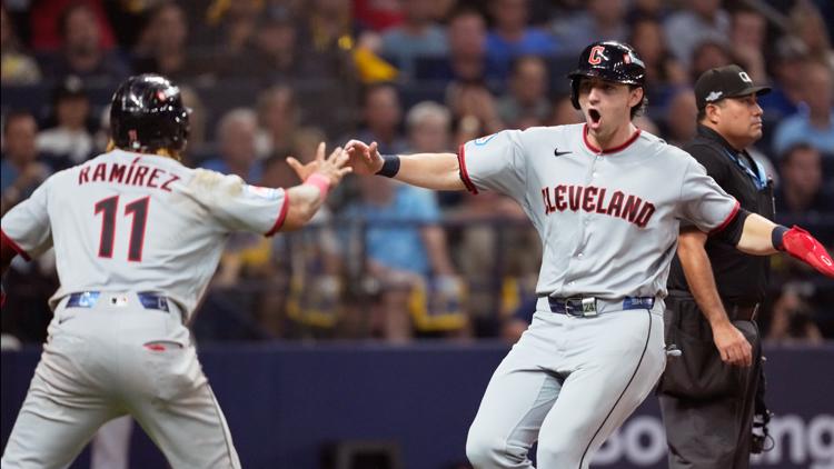 Chase DeLauter and José Ramírez lead the Guardians to a 7-3 win over the Rays in Game 1 of the ALCS — WTSP Sports Tampa Bay, Plymouth Sports news
