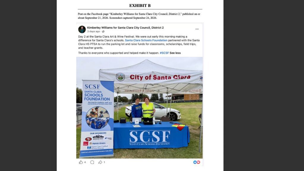 Santa Clara candidate faces complaint over campaign post — San Jose Spotlight, Plymouth Technology news